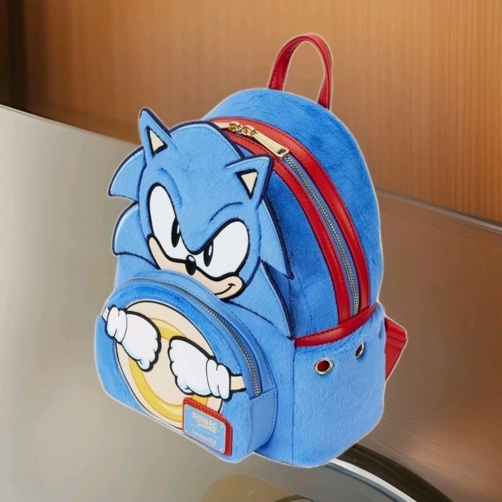 Loungefly SEGA Sonic the Hedgehog Classic Cosplay Mini Backpack - Picture 3 of 8
